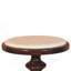 Wood Bellmont Marble-Top Side Table,Brown With Pattern