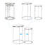 Cloral Frame Nesting Tables