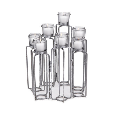 Serpentine Set Of 7 Candleholder