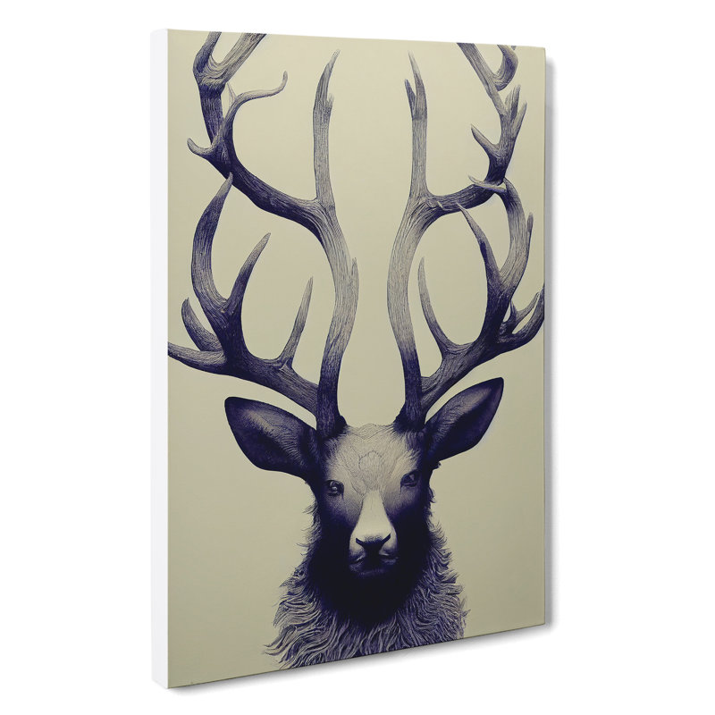 Superb Stag - Wrapped Canvas, 50cm H x 35cm W x 3cm D