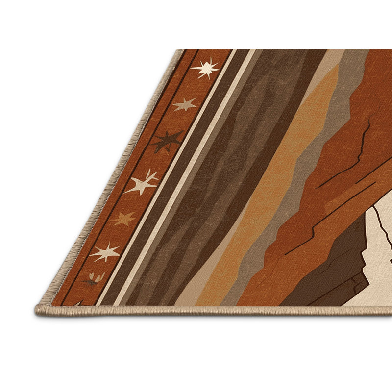 Crimson Ridge Rug, Rectangle 6' x 9'