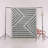Gray-Beige Themed Stripe Zigzag Shape Patterned Creative Modern Decorative Rug-475129492