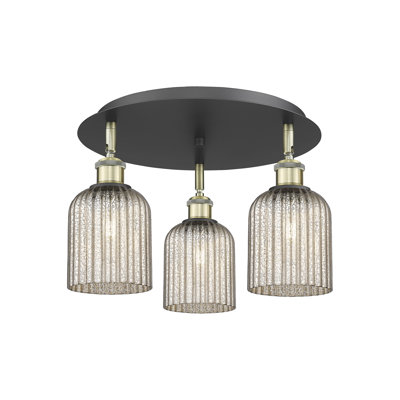 Plafonnier encastré 3 lumières 17 po Ballston