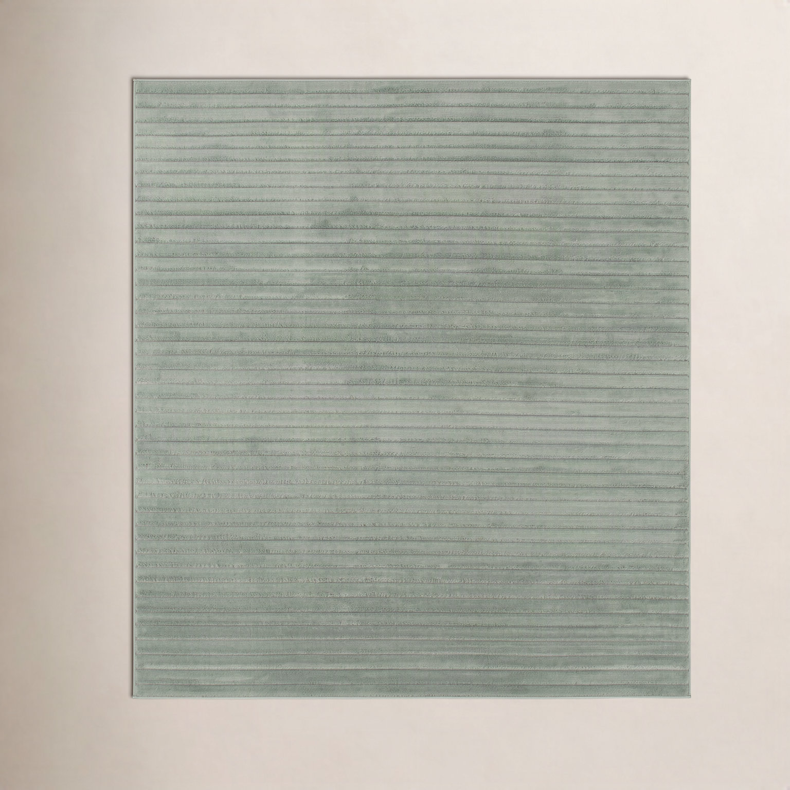 Mauna Striped Performance Rug, Square 6'7"