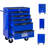 Rolling 5 - Drawer Tool Chest, 20" Steel Organizer, Bearing Slides, 4 Universal  2 With Brake , Key Locking For Reliable Keeping Multifunctional Cart, 15Kg Loading Wheels 2 Brakes Precise Movement-1245844793