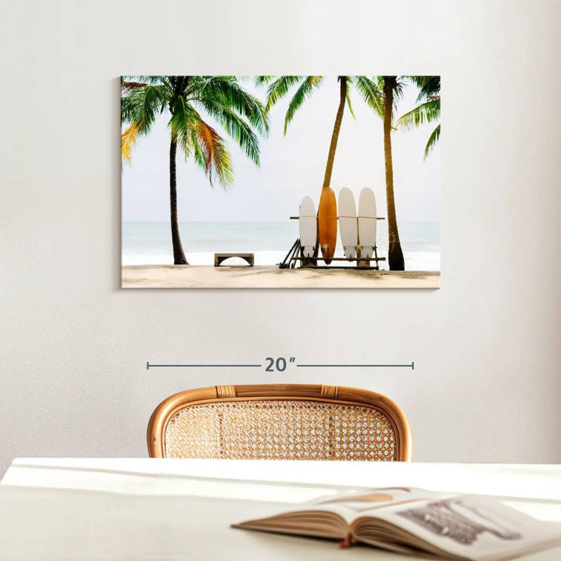 Senne Surfing Haven, 16" H x 24" W