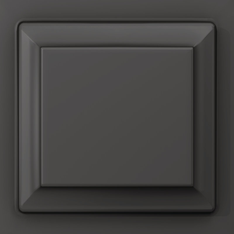 Serrure pour garde-robe Latitude, Noir mat