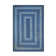 Damell Braided Non-Shedding Reversible Jute Blue Rug