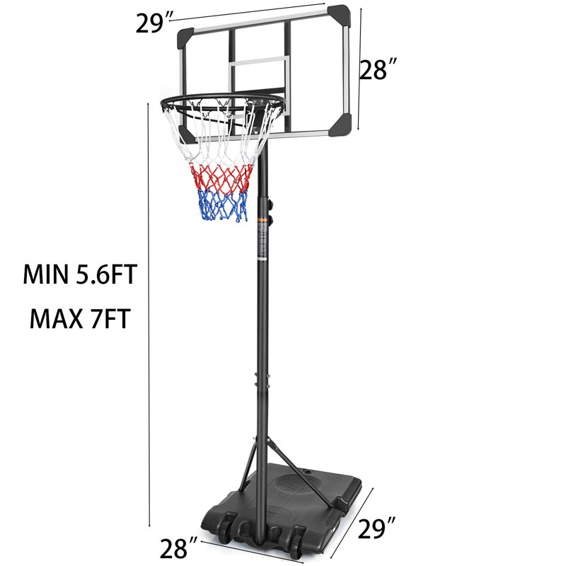 Panier de basketball enterré réglable en hauteur Tonwin