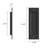 LAZ Black Steel Handle/Pull