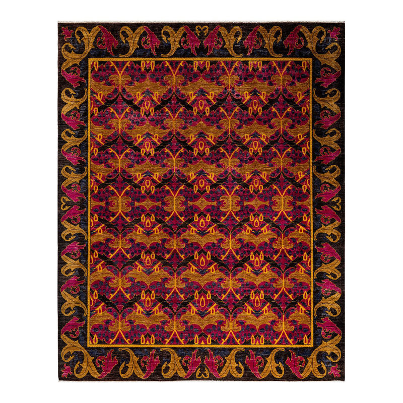Arts & Crafts One-of-a-Kind 8' 1" X 10' 0" Hand Knotted Area Rug