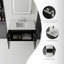 Meuble-lavabo flottant avec lavabo à débordement, portes à fermeture en douceur et comptoir en marbre de culture-133668277