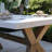 Fleur 6 - Person Premium All-Weather Wicker Patio Dining Set with Rectangular Table , Cushions Included