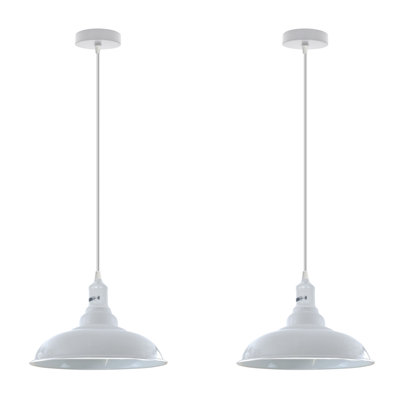 Abaas 1 - Light Antique Hand-painted High Temperature Dome Pendant