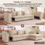109" Upholstered Sectional Modern L-Shaped Sofa-2040094997