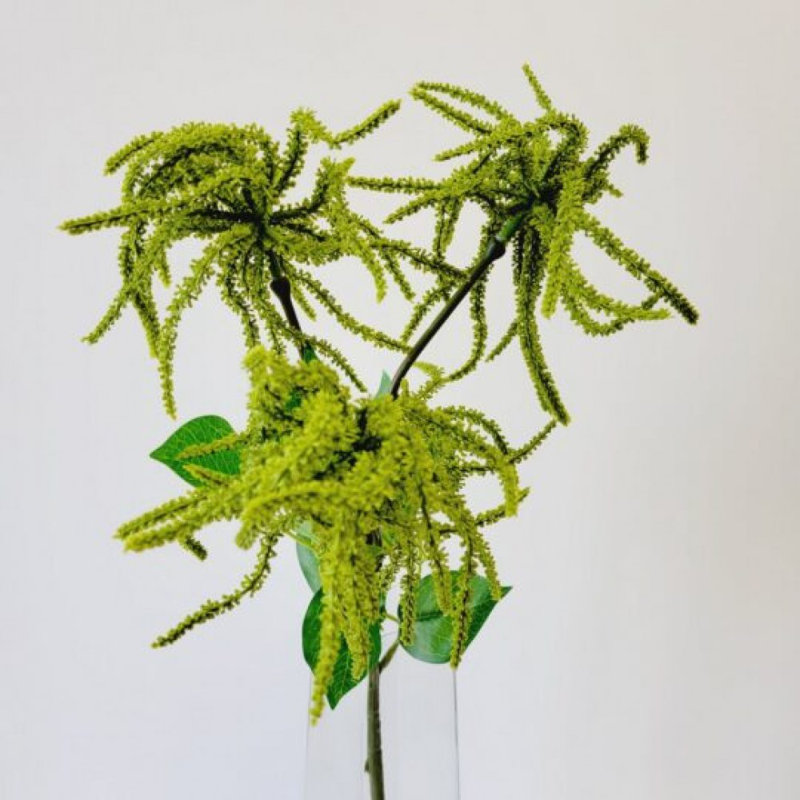 Green Amaranthus Spray Faux Plants And Trees
