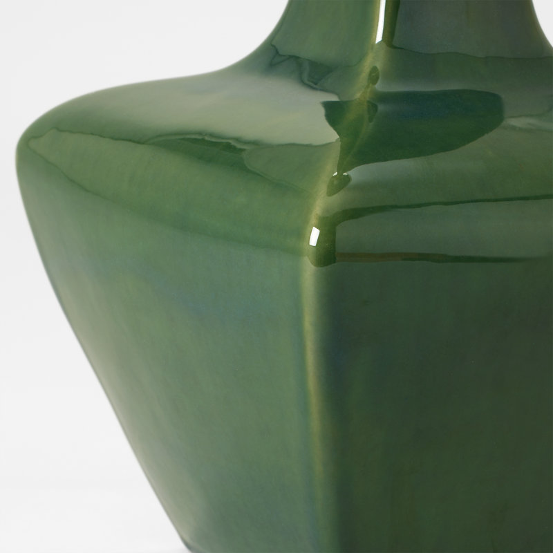 Diogo Table Lamp, Green, 28" H x 18" W x 18" D