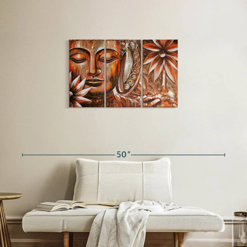 Leisha Spiritual Lord Buddha, 20" H x 33" W