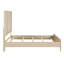 Lit à panneau contemporain grand format avec finition brun clair, fabrication en bois durable et tête de lit à trois panneaux-2135177197