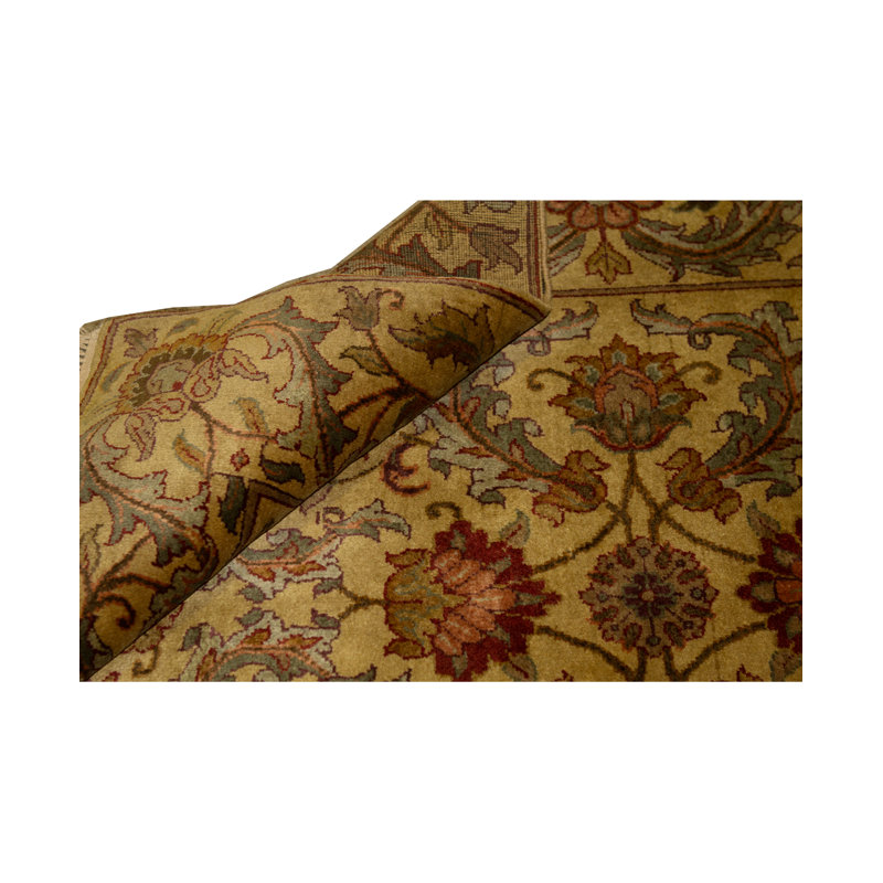 Wool Oriental Area Rug in Brown