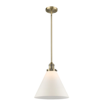Luminaire suspendu conique à 1 lumière Anner