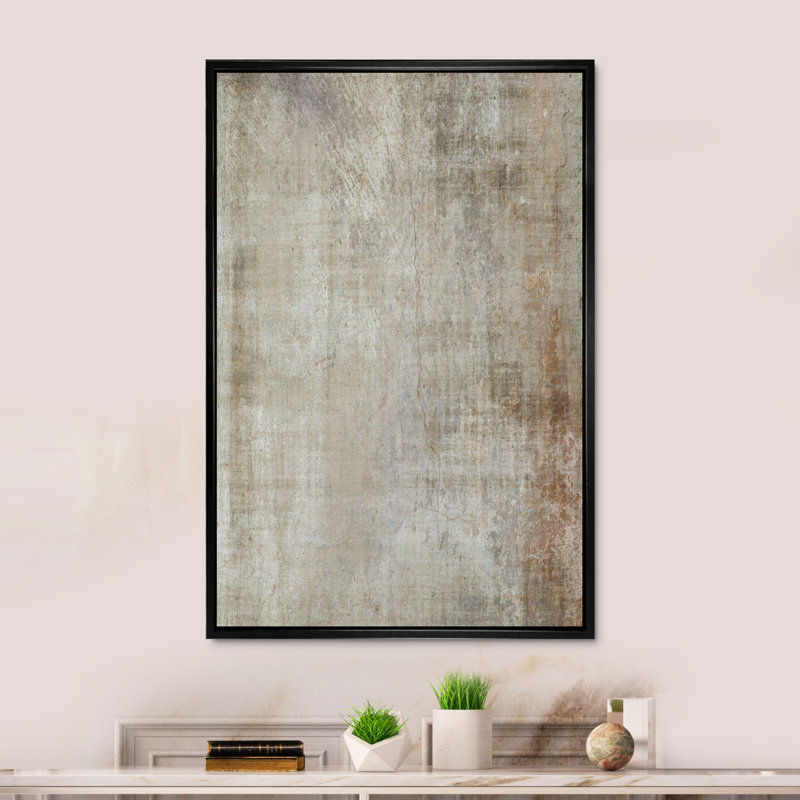 Art moderne gris et bleu II 2PT47716, Cadre noir, H 20 po x l 12 po x P 1 po