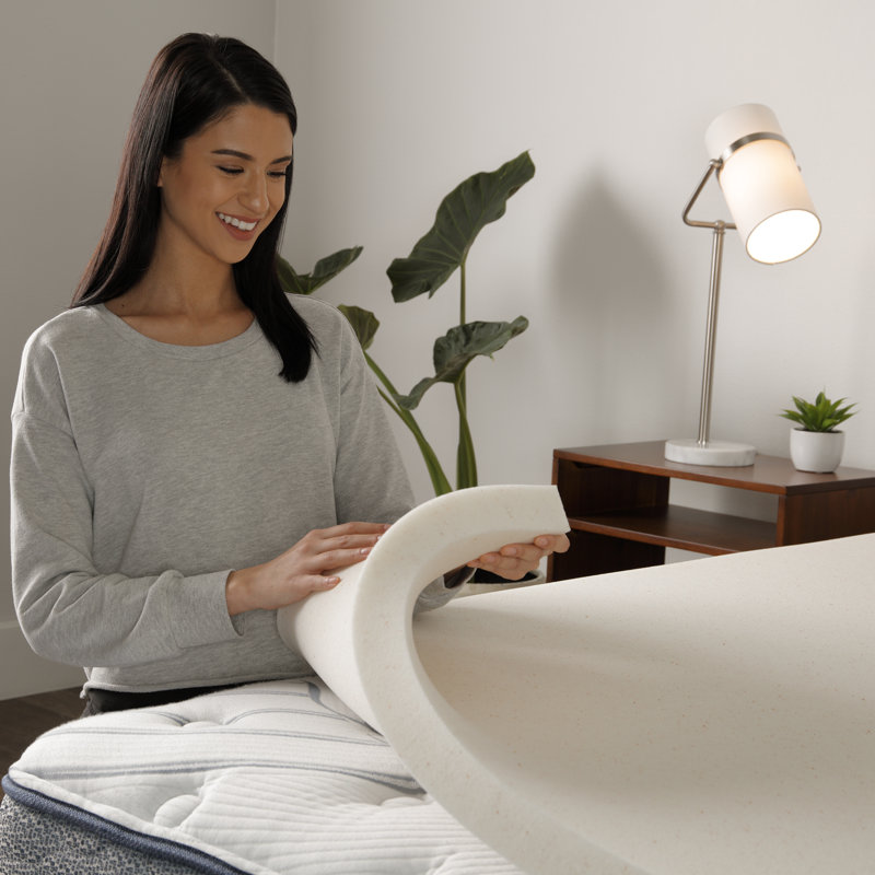 Twin XL CopperGel Memory Foam Mattress Topper, 2 Inch