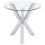 Ensemble de table basse et de table de bout 3 pièces Alexa Chrome