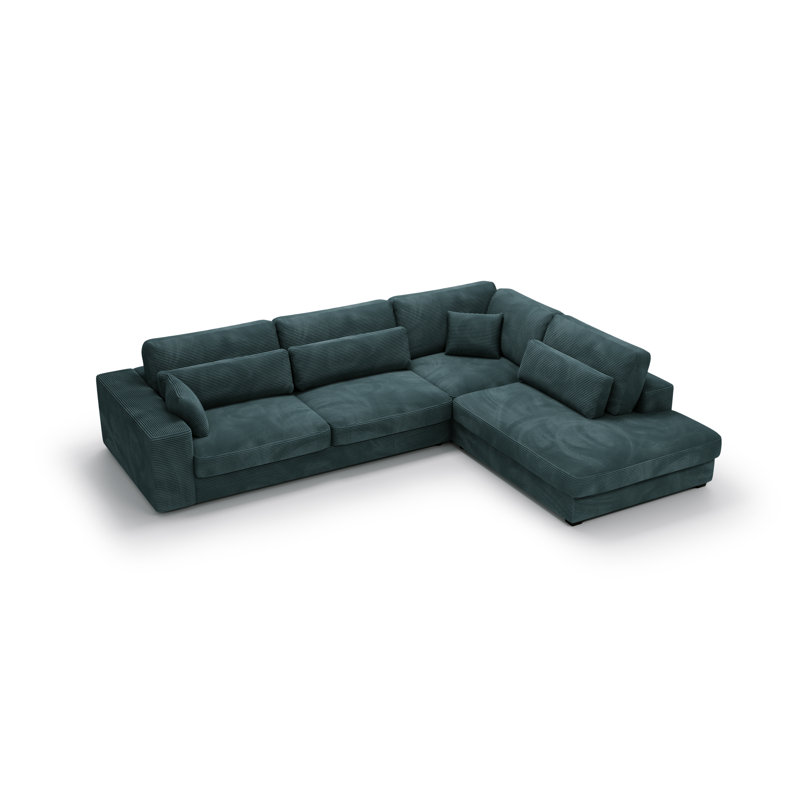 Tammera 3 Seater Corner Sofa , Navy Blue