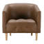 Pate Leather Accent Chair