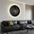 18.5" Round Flush Mount Ceiling Light With Dimmable And Remote Control
