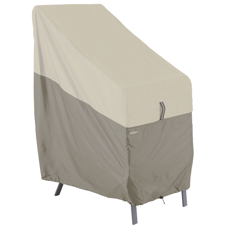 Housse de chaise de jardin empilable Belltown, Gris