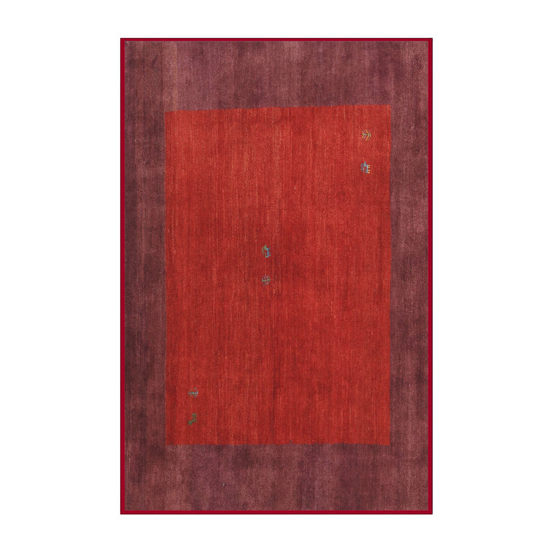 Tapis brun / vert Bosonohy, Rectangle 4 pi x 6 pi