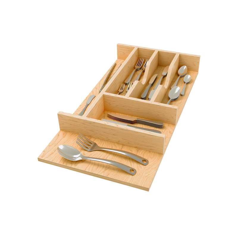 Tiroir pour ustensiles Rev-A-Shelf, H 2,36 po x l 10,24 po x P 19,49 po