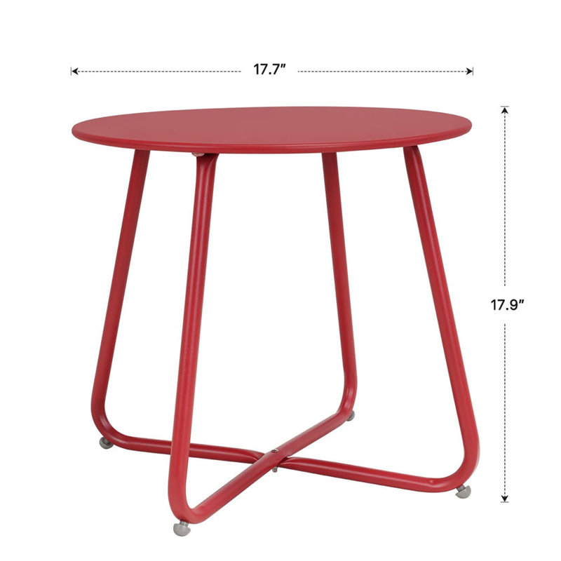 Adelynn End Table, Red