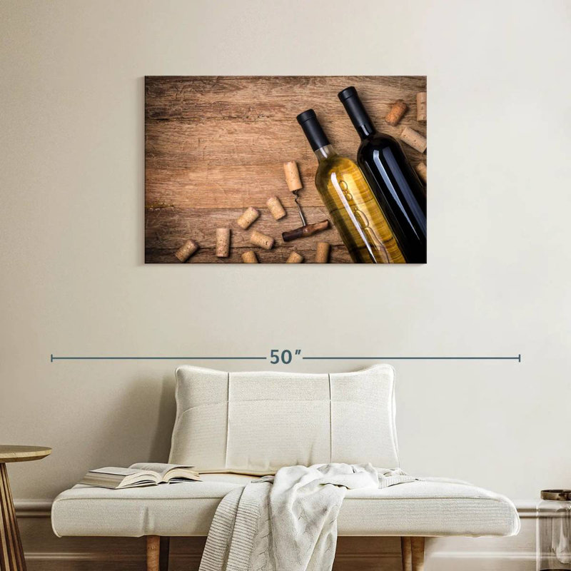 Yarlin Uncorking Wine Bottles, 24" H x 36" W