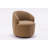 Swivel Accent Armchair Barrel Chair With Powder Coating Metal Ring-1122601867