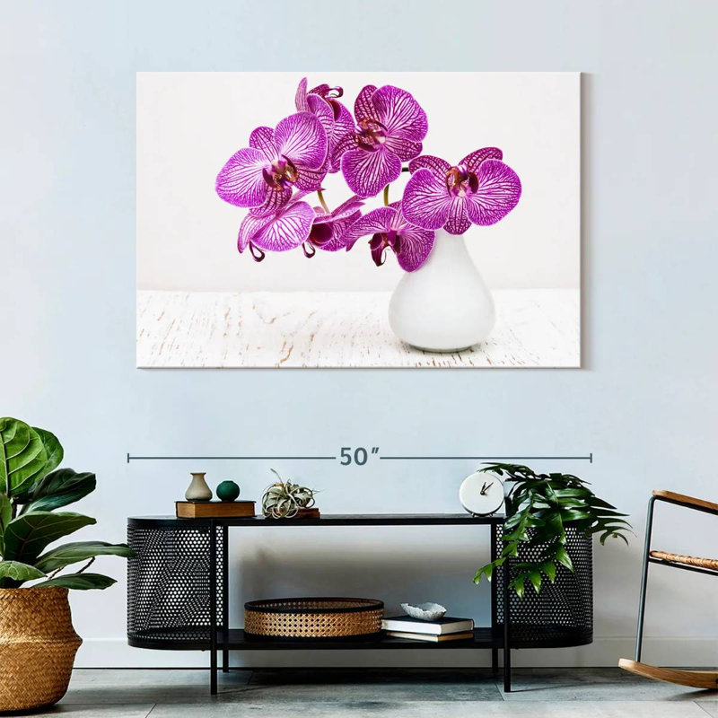 Orchids In A Vase, 32" H x 48" W