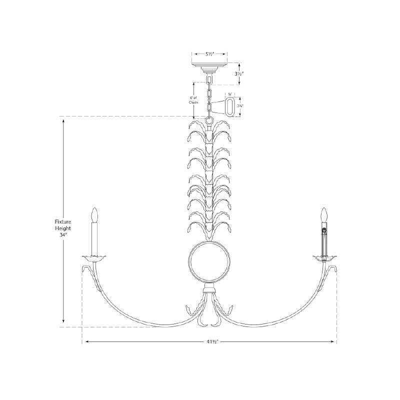 Gramercy 8 - Light Chandelier