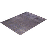 Suzani One-of-a-Kind 9' 1" X 11' 8" Hand Knotted Area Rug