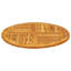 Plateau de table rond en bois d'acacia massif Vidaxl-104654085