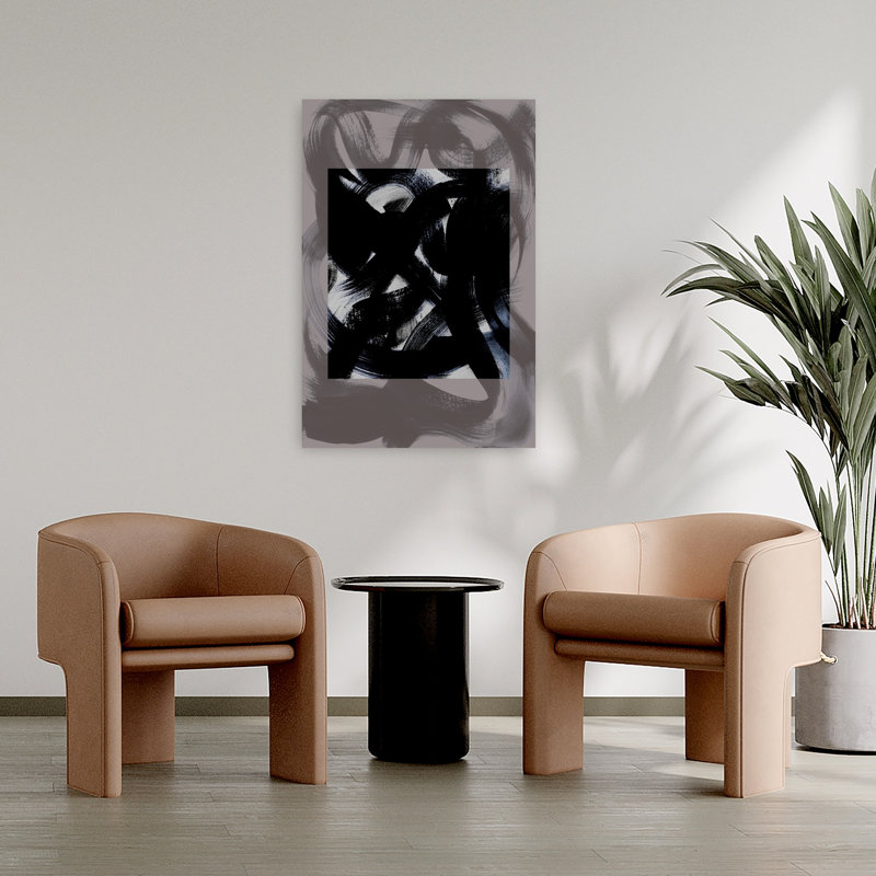 Art contemporain contemporain abstrait, H 36 po x l 24 po