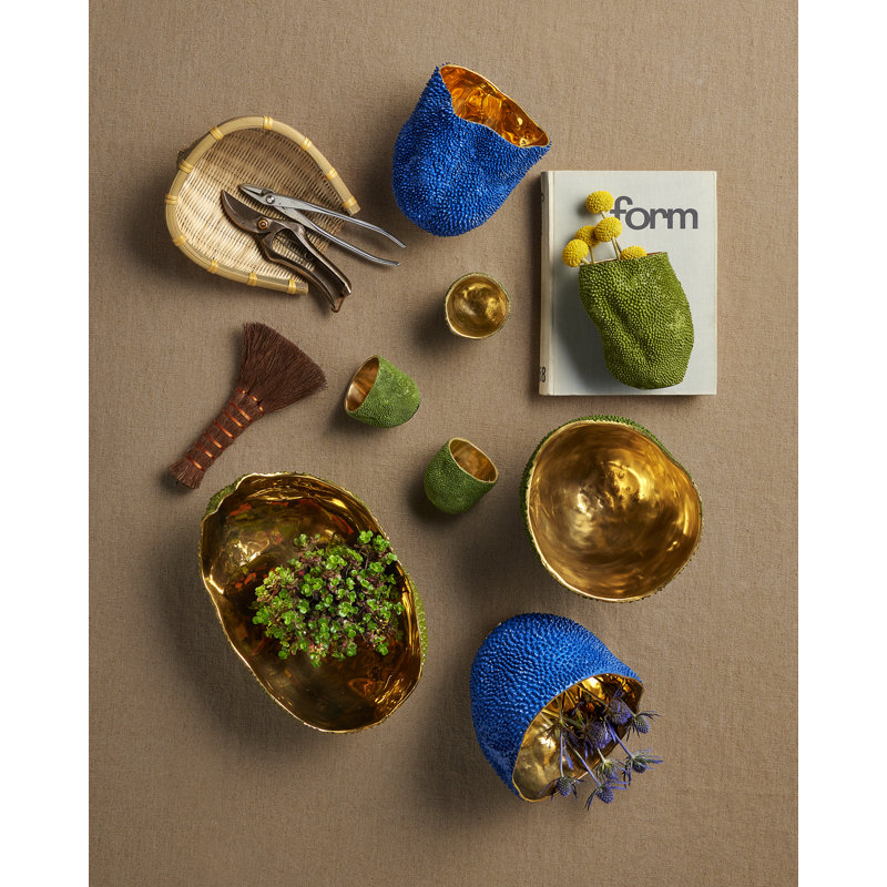 Jackfruit Handmade Metal Table Vase