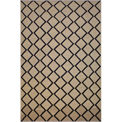 Bairoil Wool Geometric Indoor Rug