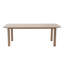 Ensemble de salle à manger 7 pièces pour patio avec 6 fauteuils en bois d'acacia