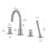 2 Handle Roman Tub Faucet with Hand Shower and Diverter-50469763