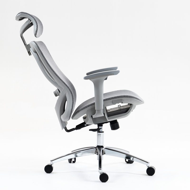 Chaise de bureau en filet à haut dossier, Grey