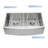 36'' L Farmhouse / Apron Front 50/50 Double Bowl Undermount 18 Gauge Stainless Steel Kitchen Sink with Basket Strainer