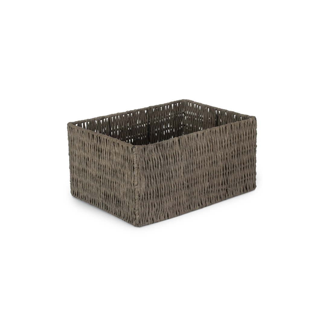 Wicker Paper Rope Storage Basket