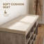 Banc de rangement pour 10 paires de chaussures avec tiroir-1437641047